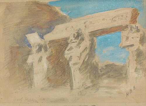 Temple of Gerf Hussein, , Hercules Brabazon Brabazon