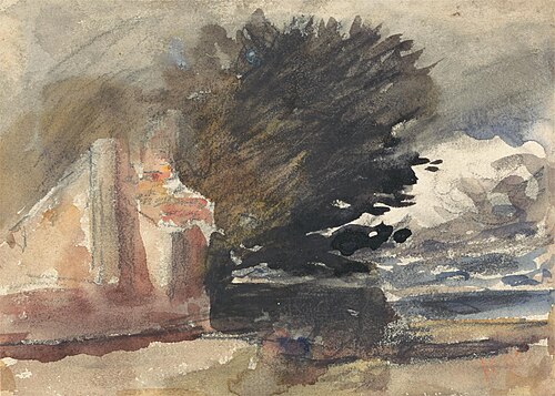 Cottage under a Tree, , Hercules Brabazon Brabazon