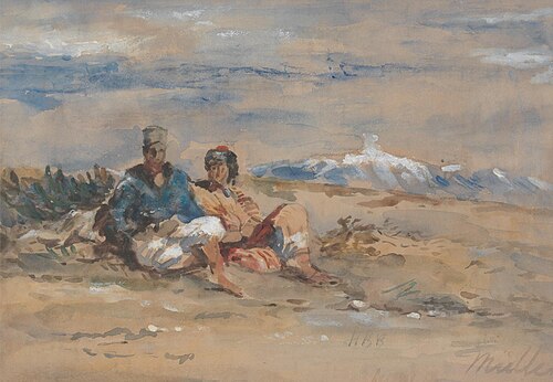 Two Figures, , Hercules Brabazon Brabazon