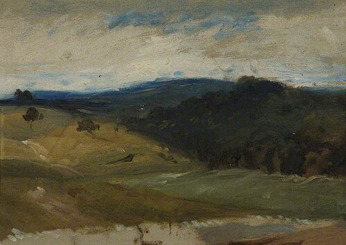 Hilly Landscape, , Hercules Brabazon Brabazon