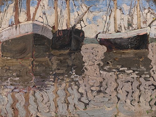 A View of Sailboats, 1905, Vladimir Baranov-Rossiné