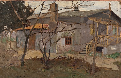 A View of the House, 1905, Vladimir Baranov-Rossiné