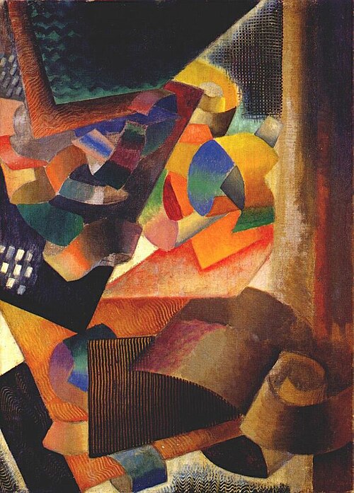 Non-objective, 1918, Vladimir Baranov-Rossiné