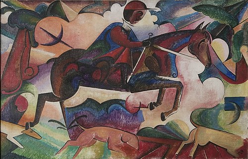 Rider, 1912, Vladimir Baranov-Rossiné
