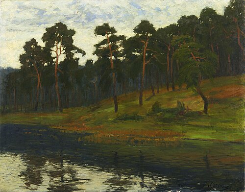 Abend an der Havel, 1900, Walter Leistikow