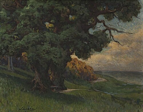 Bäume, 1885, Walter Leistikow
