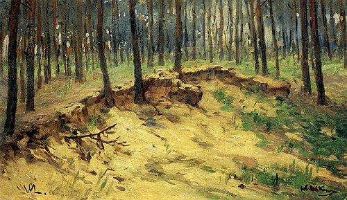 Waldstück mit Sandgrube, 1905, Walter Leistikow