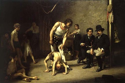 Acrobat Family before the Circus Manager, 1878, Nils Forsberg