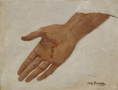 Hand. Sketch for a Picture of Christ, , Nils Forsberg