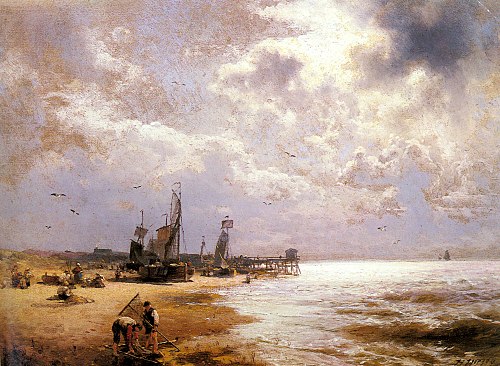 Fishing Scenes, 1850, Hermann Ottomar Herzog