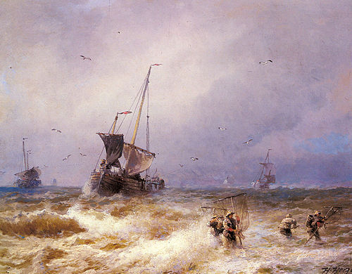 Fishing Scenes, 1850, Hermann Ottomar Herzog