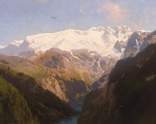 In the Mountains, 1850, Hermann Ottomar Herzog