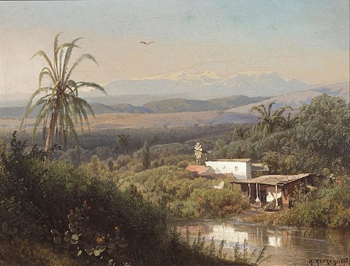 Riverbank Hideaway, 1875, Hermann Ottomar Herzog