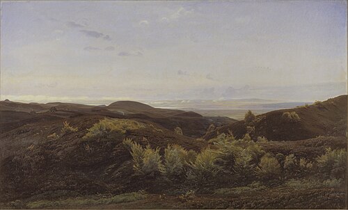 Heather Hills near Rye, Jutland, 1887, Harald Foss