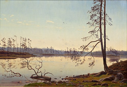 Summer morning, 1873, Harald Foss