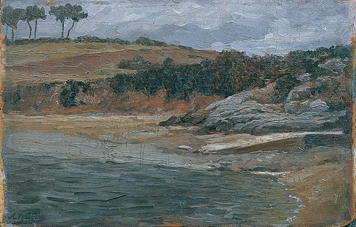 Bretonische Küste, 1900, Alexander Demetrius Goltz