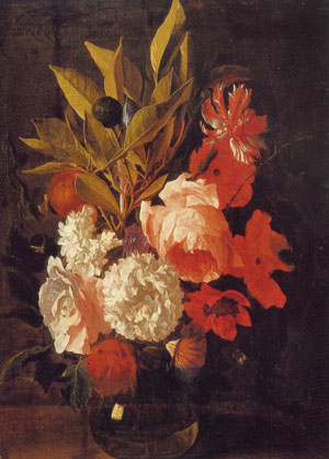 Still-life with Flowers in a Vase, 1650, Hieronymus Galle l'ancien