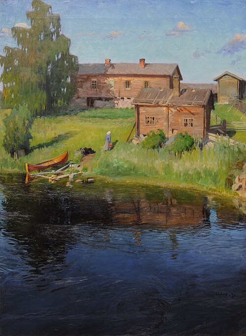 Homely Shore, 1896, Albert Gebhard