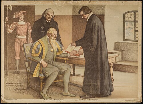 Gustav Vasa and Mikael Agricola, , Albert Gebhard