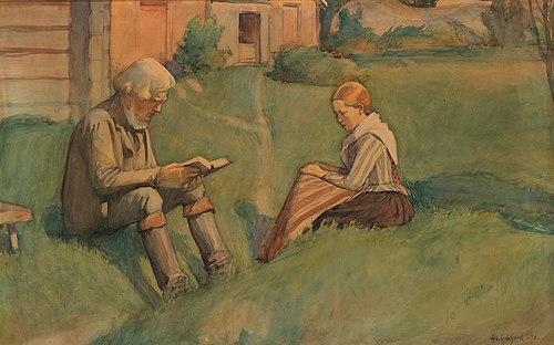 Söndagsfrid, 1896, Albert Gebhard