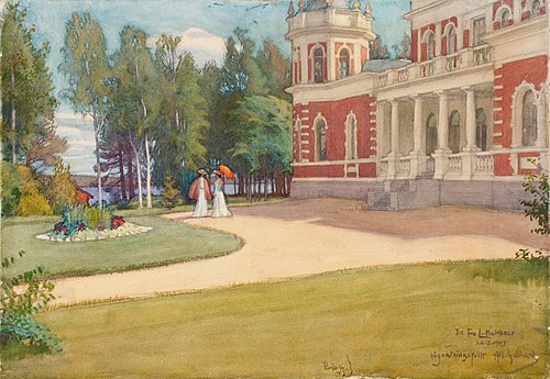Vy från Inha, 1903, Albert Gebhard