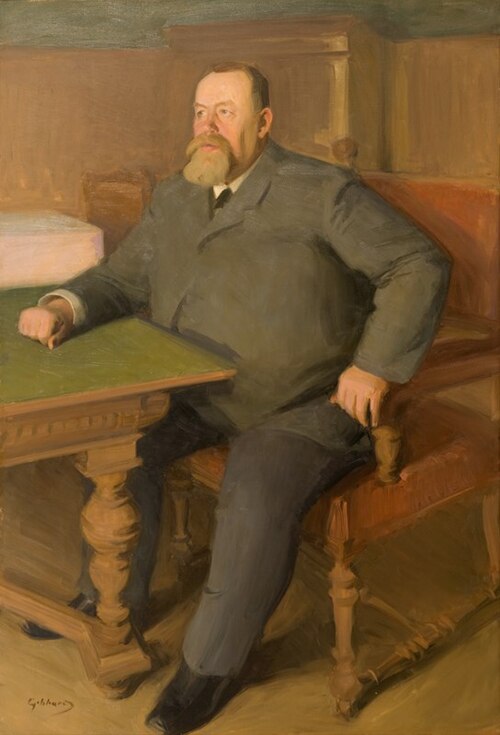 Portrait of K.H. Renlund, 1908, Albert Gebhard