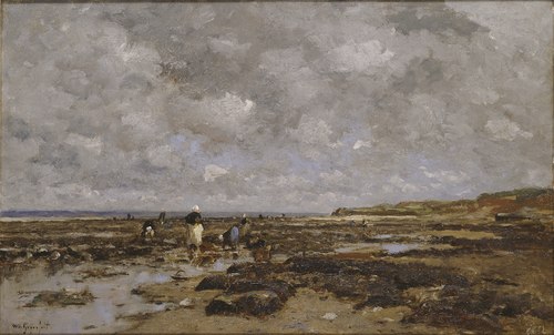 Clam-Pickers in Villerville, , Wilhelm von Gegerfelt