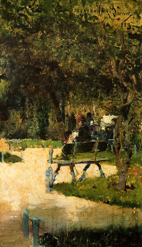 Paseo de Recoletos, 1883, Casimiro Sainz