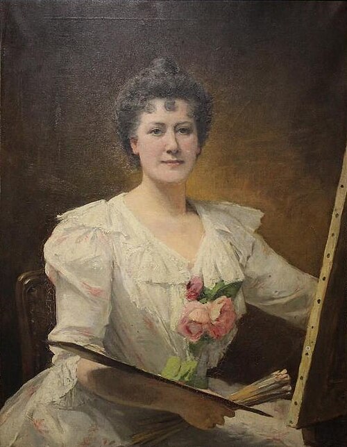 Autoportrait, 1896, Laure Brouardel