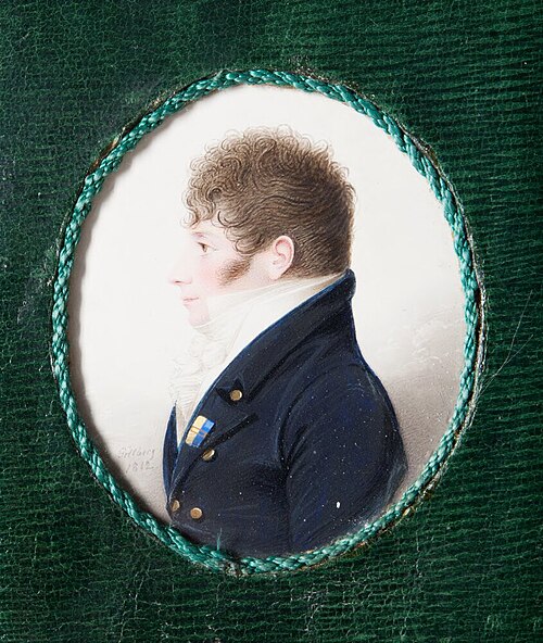 Unknown man, 1812, Jakob Axel Gillberg