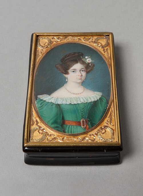 Unknown young lady, 1831, Jakob Axel Gillberg