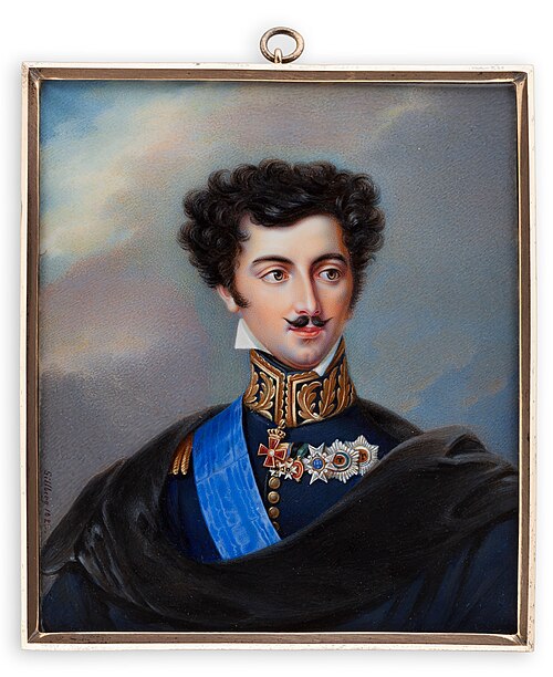 Oskar I as Crownprince, 1822, Jakob Axel Gillberg