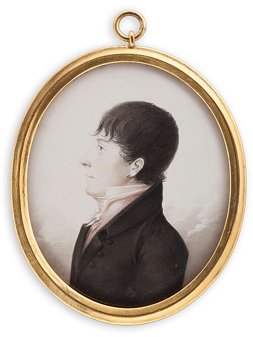 Portrait d'un jeune homme, 1806, Jakob Axel Gillberg