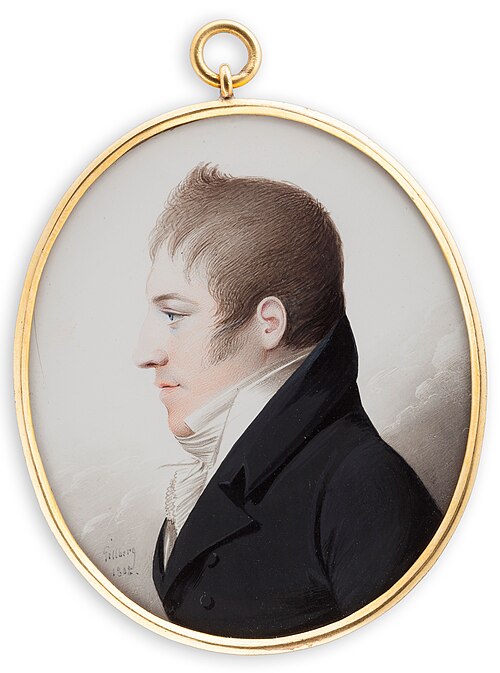 Portrait of a gentleman, 1802, Jakob Axel Gillberg