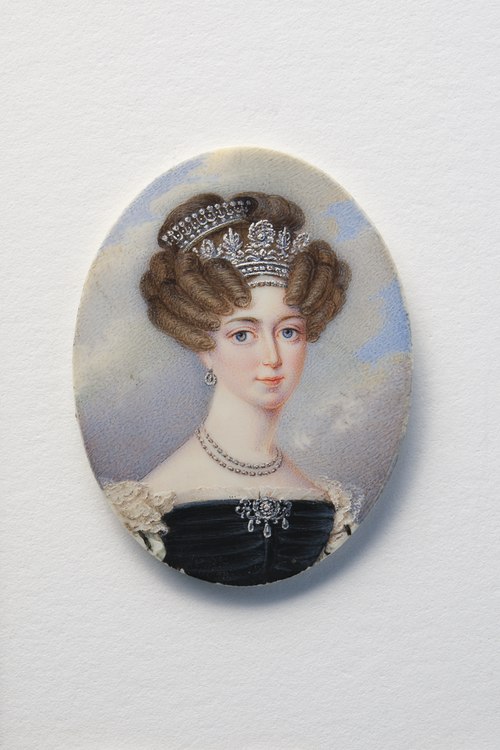 Portrait of Queen Josefina of Sweden (1807-1876), 1900, Jakob Axel Gillberg