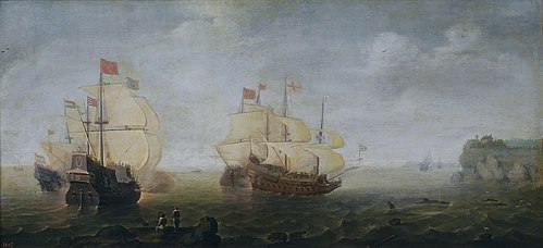 Combat naval, 1629, Cornelis Claesz van Wieringen