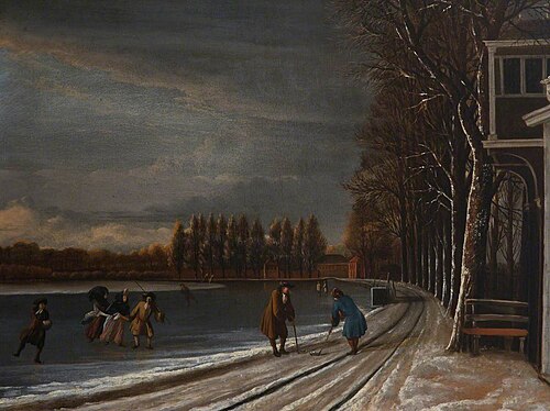 Winter Landscape with Men Playing Kolf, , Gerrit Berckheyde