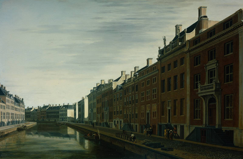 The ‘Golden Bend’ in the Herengracht, Amsterdam, Seen from the West, 1672, Gerrit Berckheyde