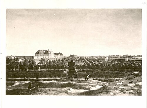 View of Elswout in Overveen, 1680, Gerrit Berckheyde