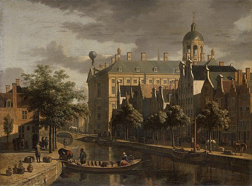 Flower Market, 1670, Gerrit Berckheyde