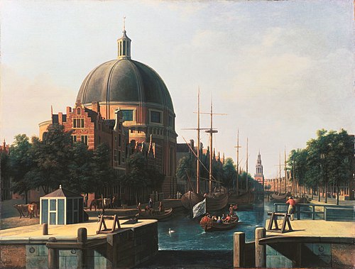 The Singel, Amsterdam, 1697, Gerrit Berckheyde