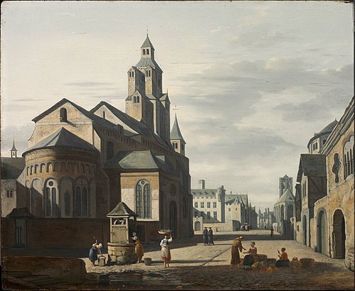 Church of Saint Cecilia, Cologne, 1673, Gerrit Berckheyde
