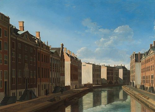 Amsterdam, la courbure d'or dans le Herengracht, 1670, Gerrit Berckheyde