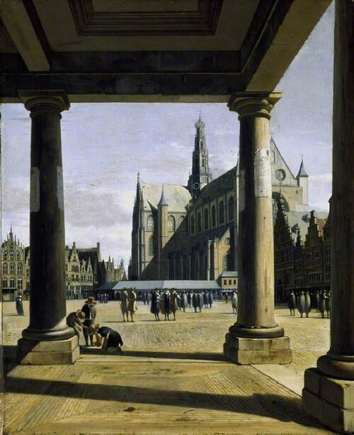 The Groote Kerk at Haarlem, 1674, Gerrit Berckheyde