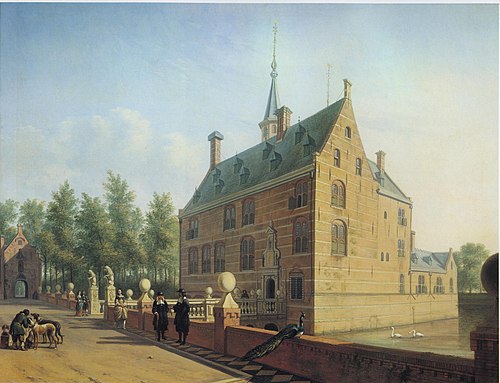 Le château de Heemstede, 1667, Gerrit Berckheyde