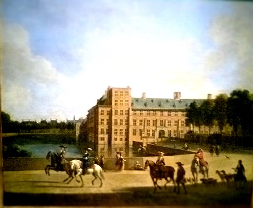 View of the Binnenhof in the Hague, 1680, Gerrit Berckheyde