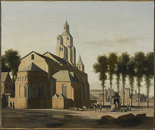 Church of Saint Cecilia, Cologne, 1685, Gerrit Berckheyde