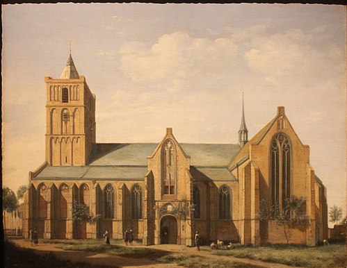 The Church of Noordwijk, 1680, Gerrit Berckheyde