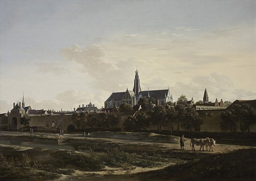 vue de Haarlem, 1671, Gerrit Berckheyde