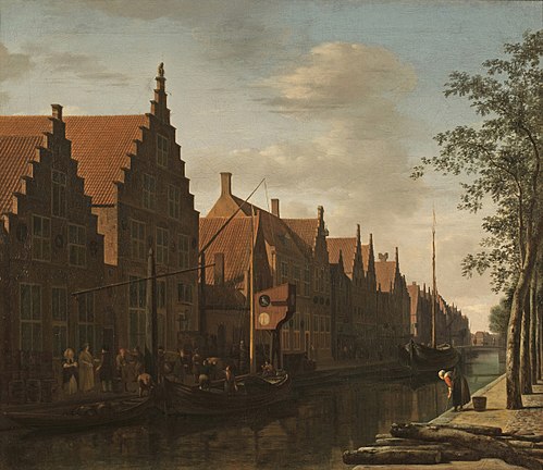 Beer Brewery De Passer en De Valk in Haarlem, 1662, Gerrit Berckheyde